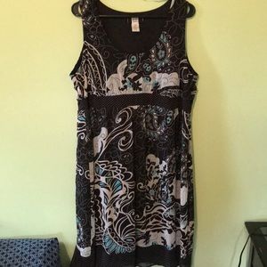 Sleeveless Floral Dress